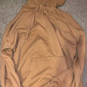 tan american eagle sweatshirt